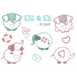 Stickserie Elli & Eli in Love